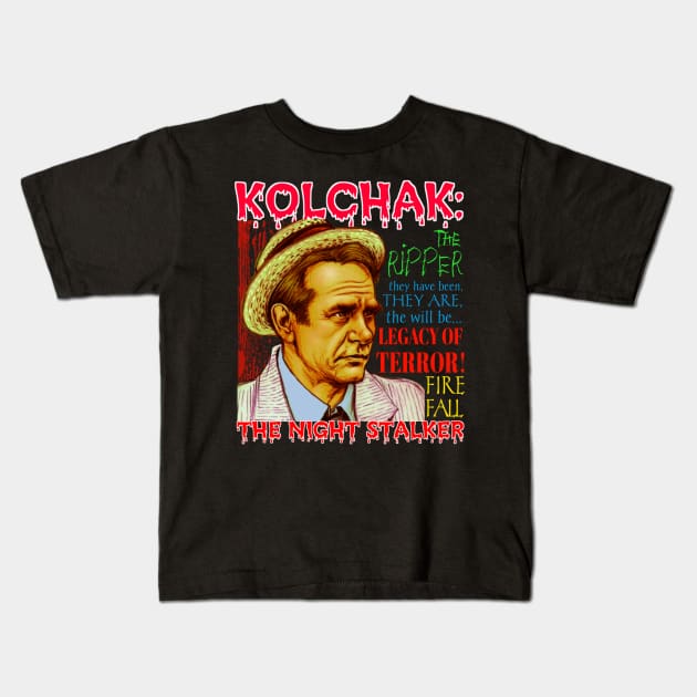 Kolchak the night stalker Kids T-Shirt by Dongseng ayok store